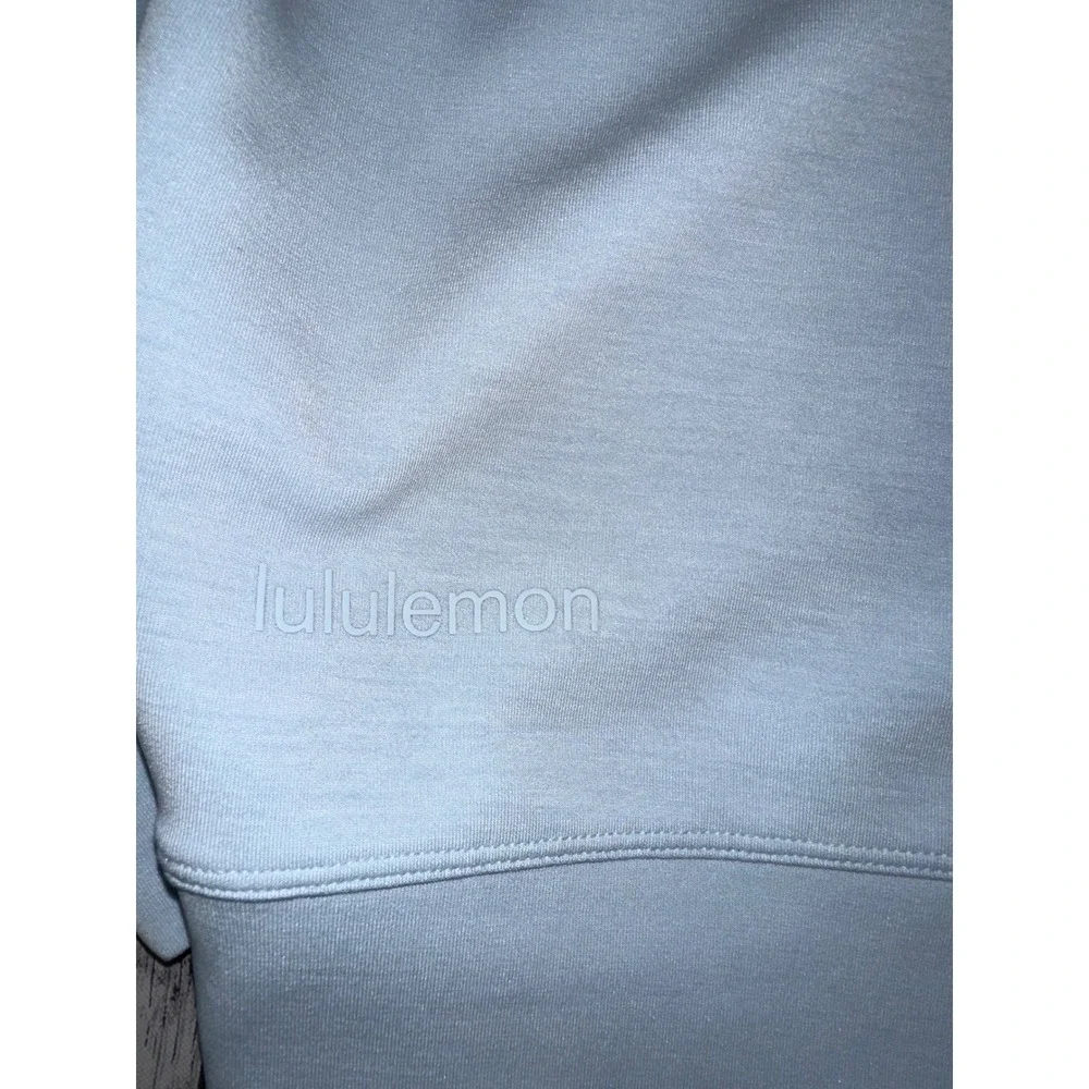 Lululemon Baby Blue Cropped Crew Pullover Size 6 - Picture 8 of 8